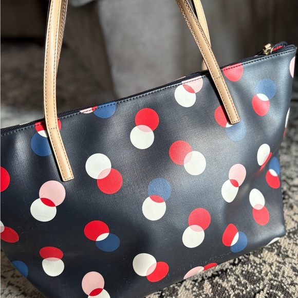 Polka Dot Kate Spade Purse - Picture 5 of 6